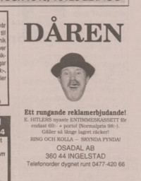 annons aftonbladet 1994 08 28