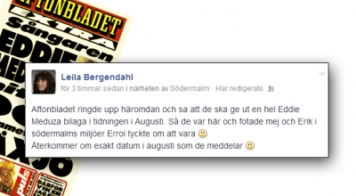 Eddiebilaga i Aftonbladet